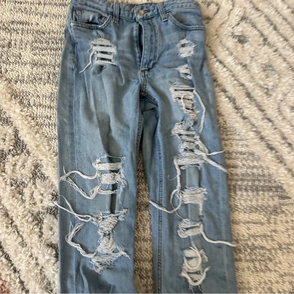 Joe Jeans High Rise Straight Cropped Light Blue Style is The Debbie - Picture 3 of 10